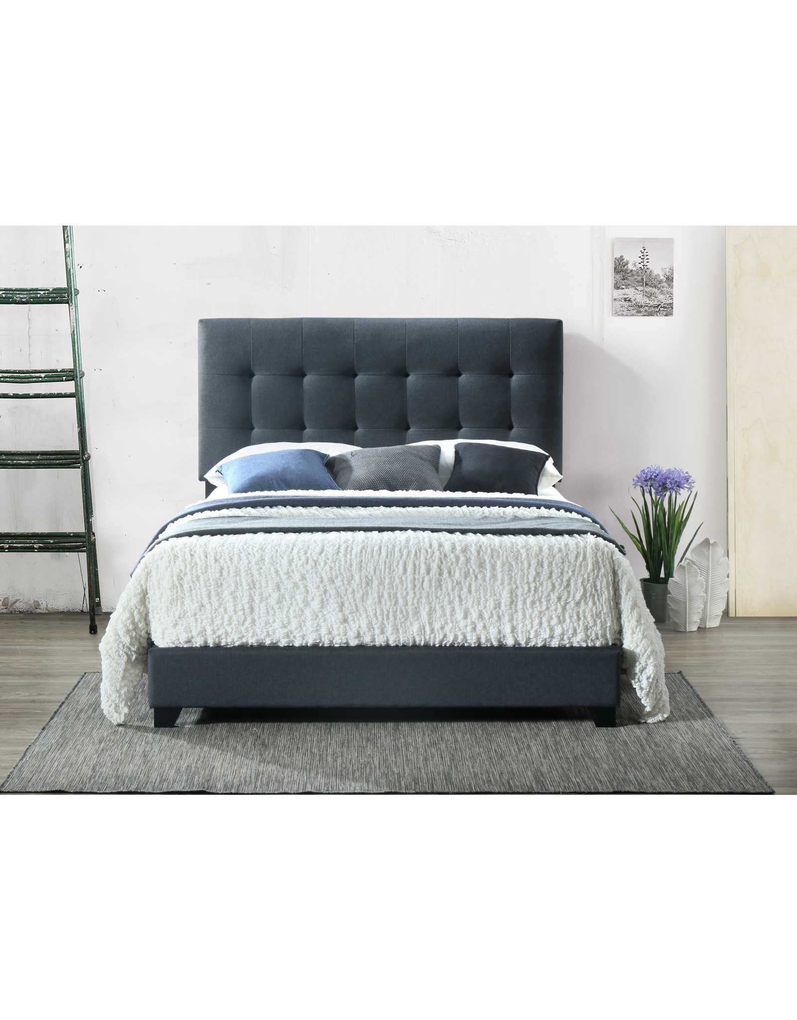 Patrick 5301T-11-Twin Bed Black