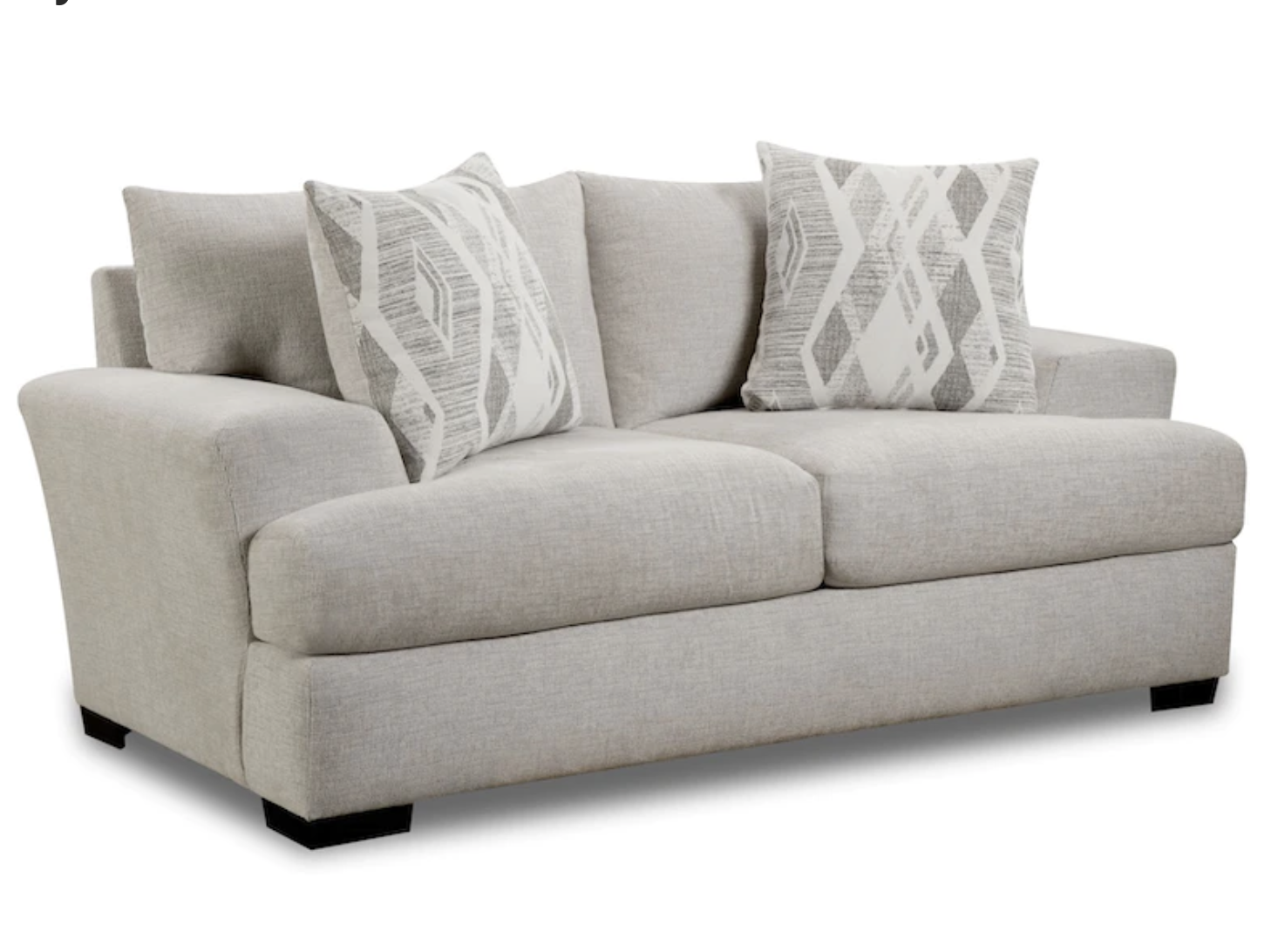 Styleline 9010 Loveseat Fentasy Silver Furniture Central
