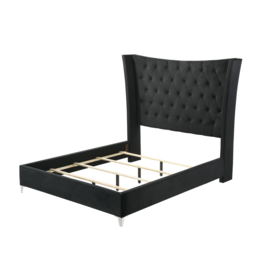 Emerald Queen Bed Black