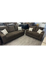 Carom 2023 Chocolate Sofa & Loveseat