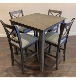 Tahoe Tahoe Pub Table/4 Stools - Grey