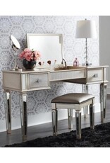 Juliet Vanity w/Stool - Silver
