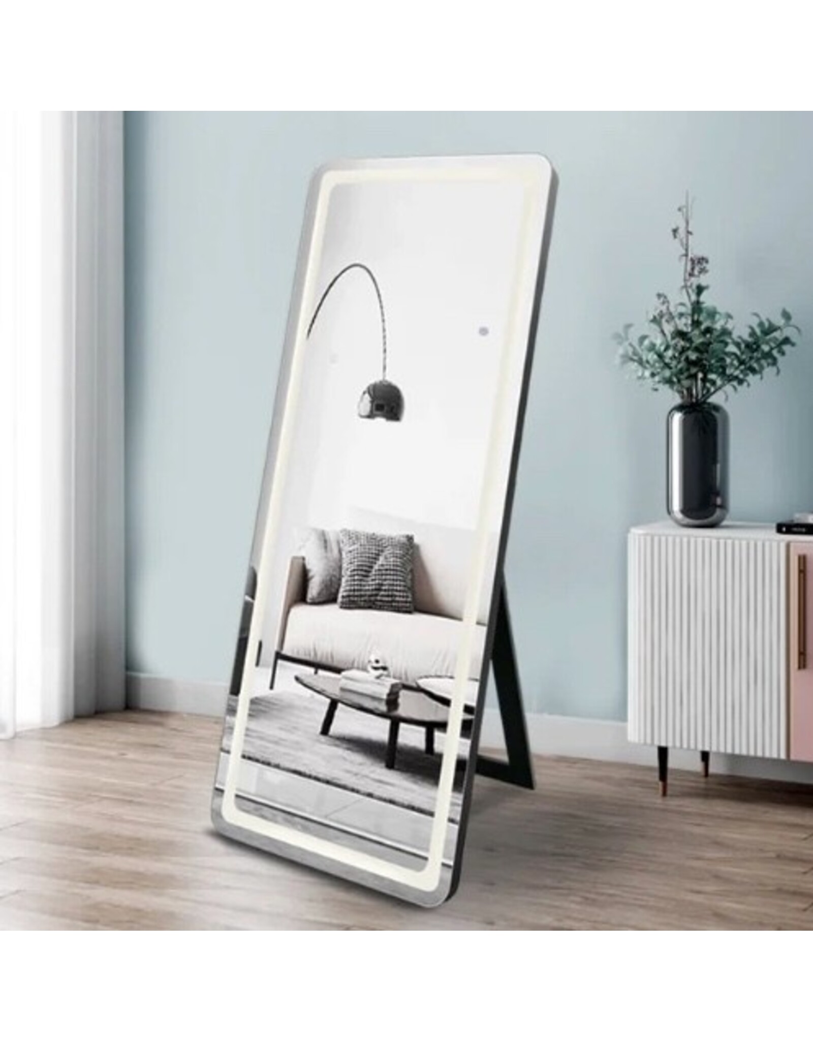 6FT Floor Mirror (LED+BLUETOOTH SPEAKER)