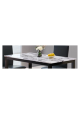 Cararra White Dining 5pc Set