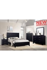 HH3500 Queen Bed-Dresser-Mirror-Chest-Ns BLACK