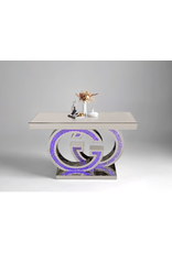 A23- Mirror Console Table w/LEDs