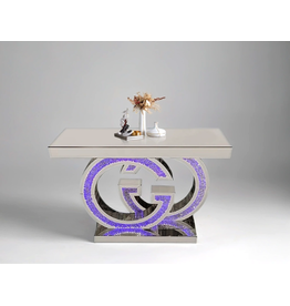 A23- Mirror Console Table w/LEDs