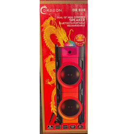 dragon DR-908 Dual 12" Bluetooth Speaker (16,500W)