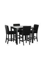 Dior13 Counter Height Table & 4 Stools (FUR)