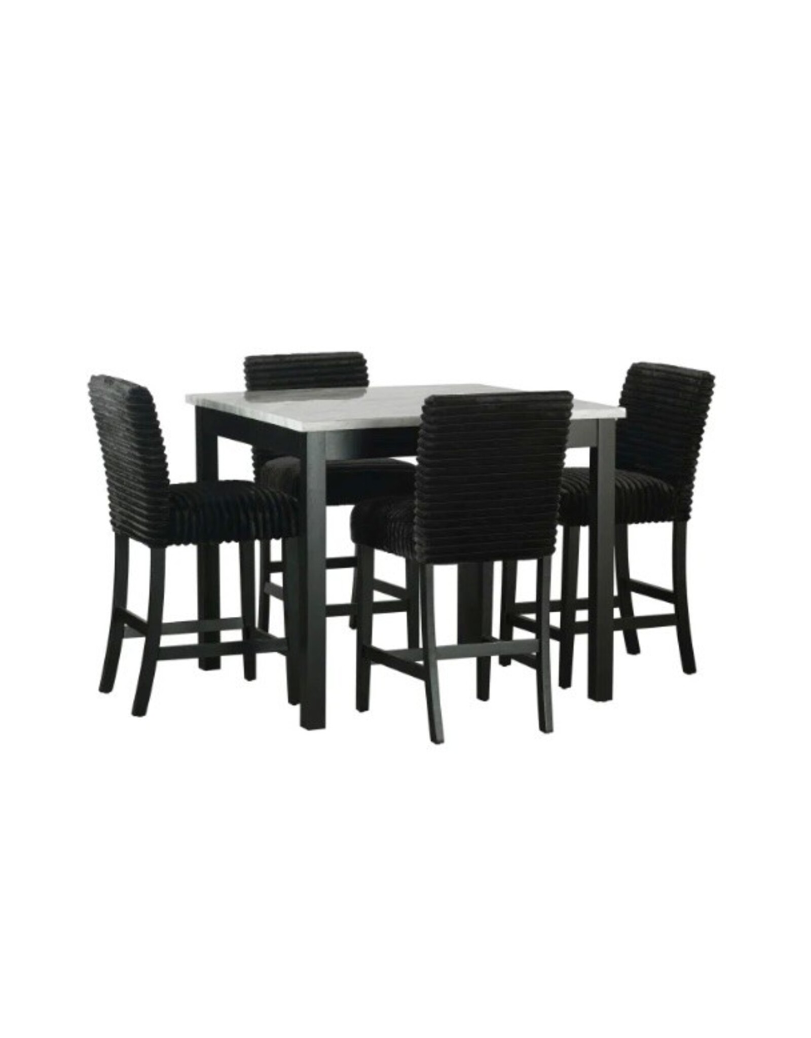 Dior13 Counter Height Table & 4 Stools (FUR)