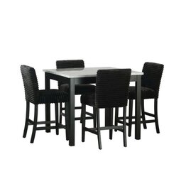 Dior13 Counter Height Table & 4 Stools (FUR)