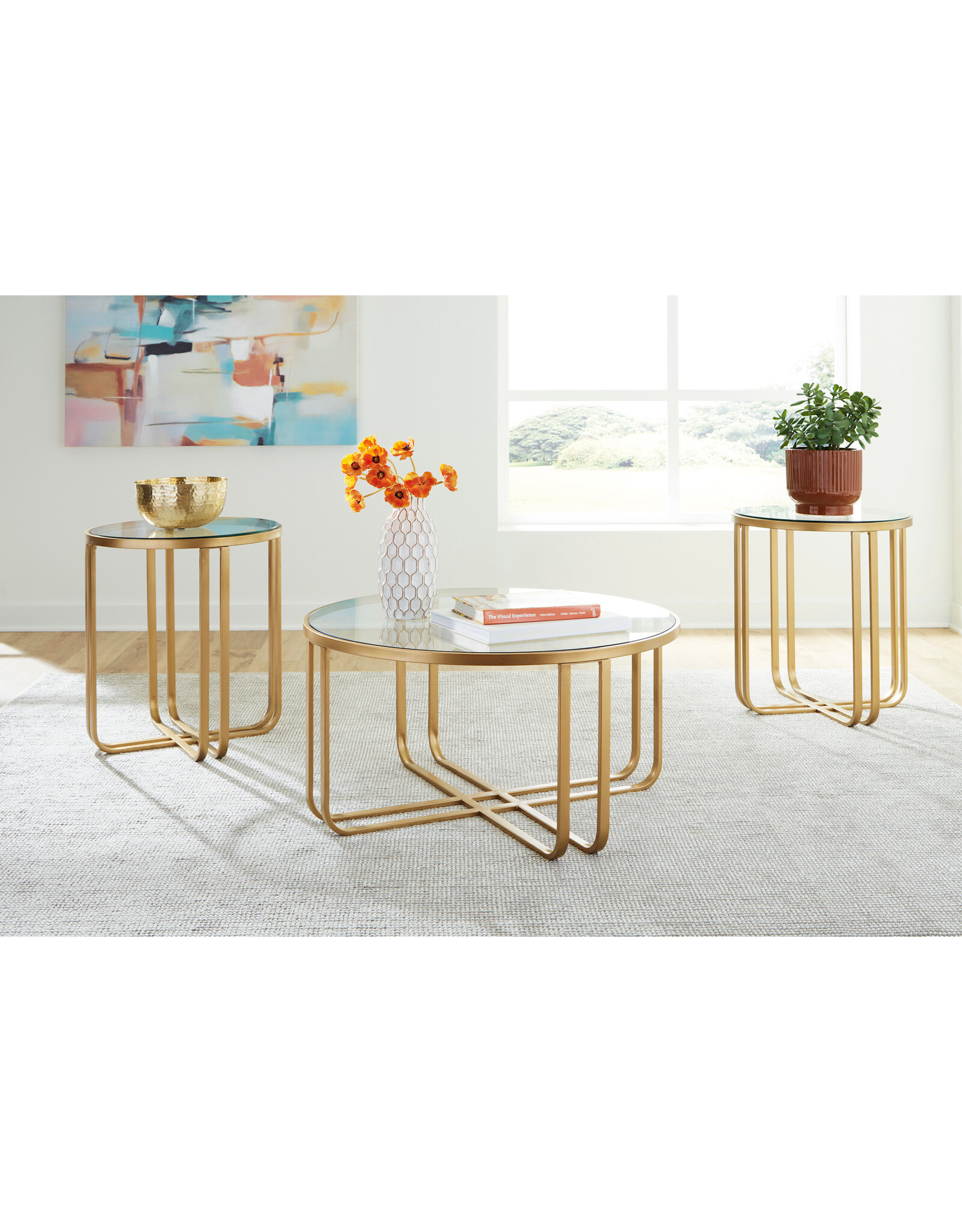 T398-13 Coffee Table Set (3pc)
