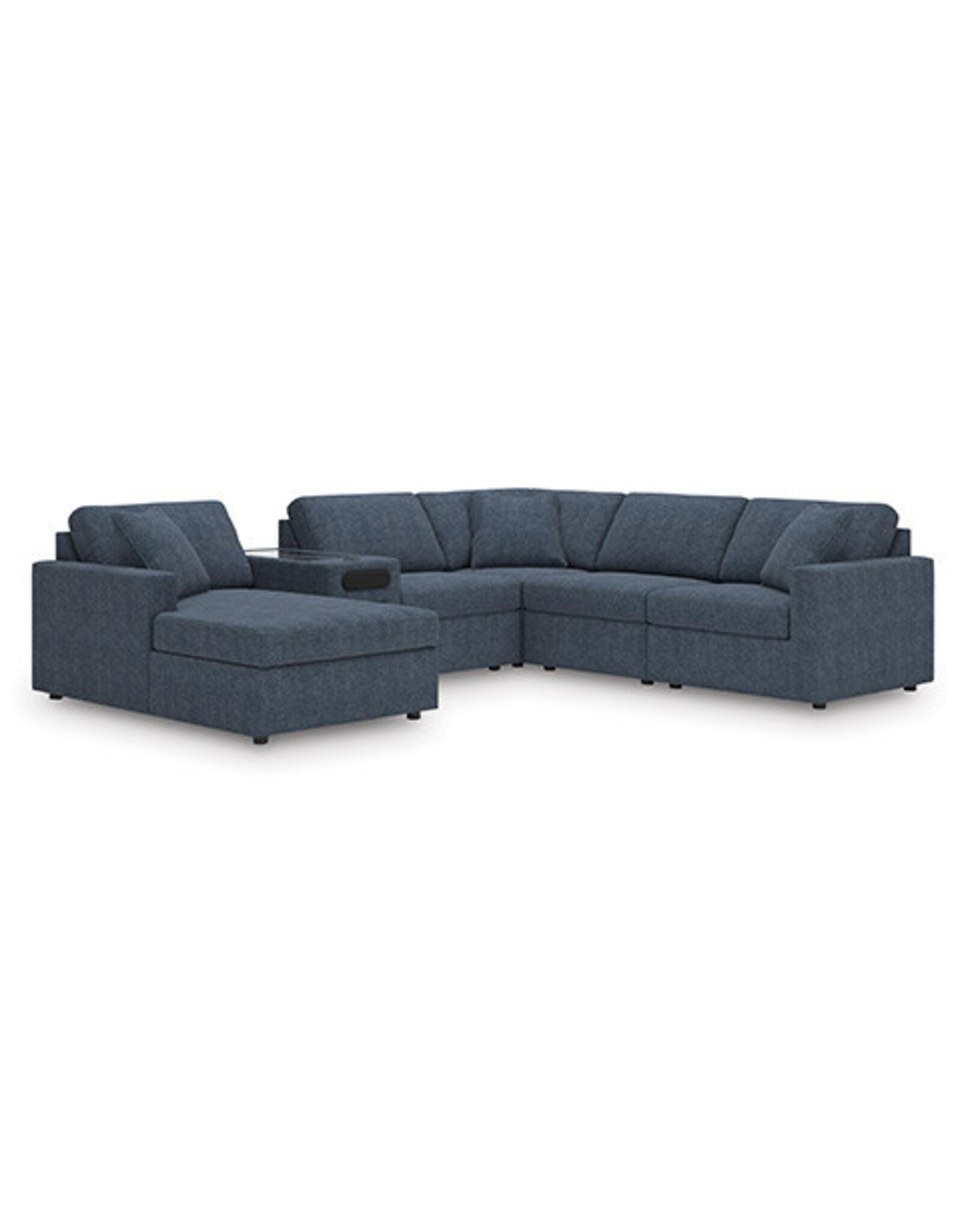 ModMax 92121 ModMax Indigo Sectional w/Audio System (LAF6pc)