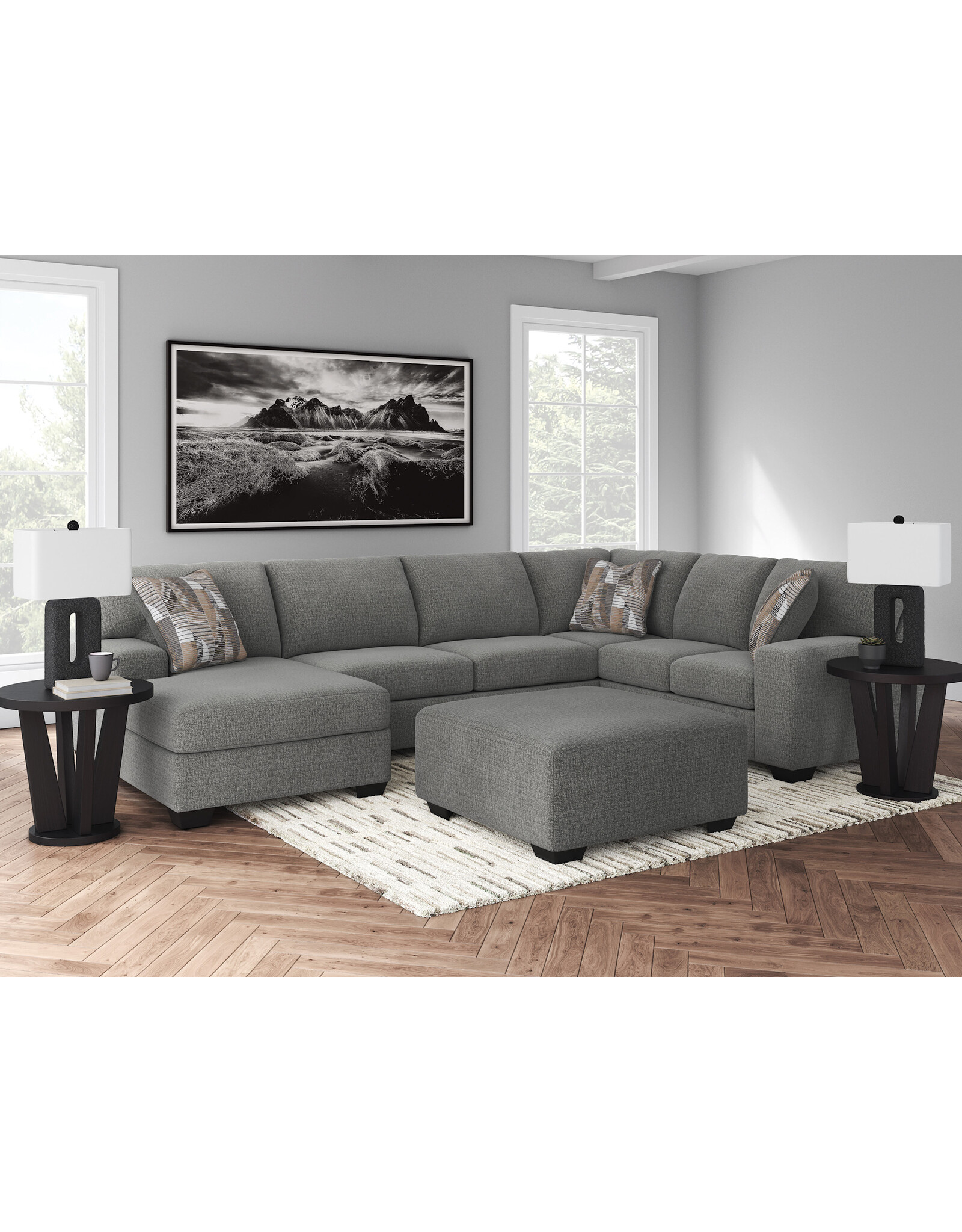 Clarington 48405 LSFC Grey Sectional