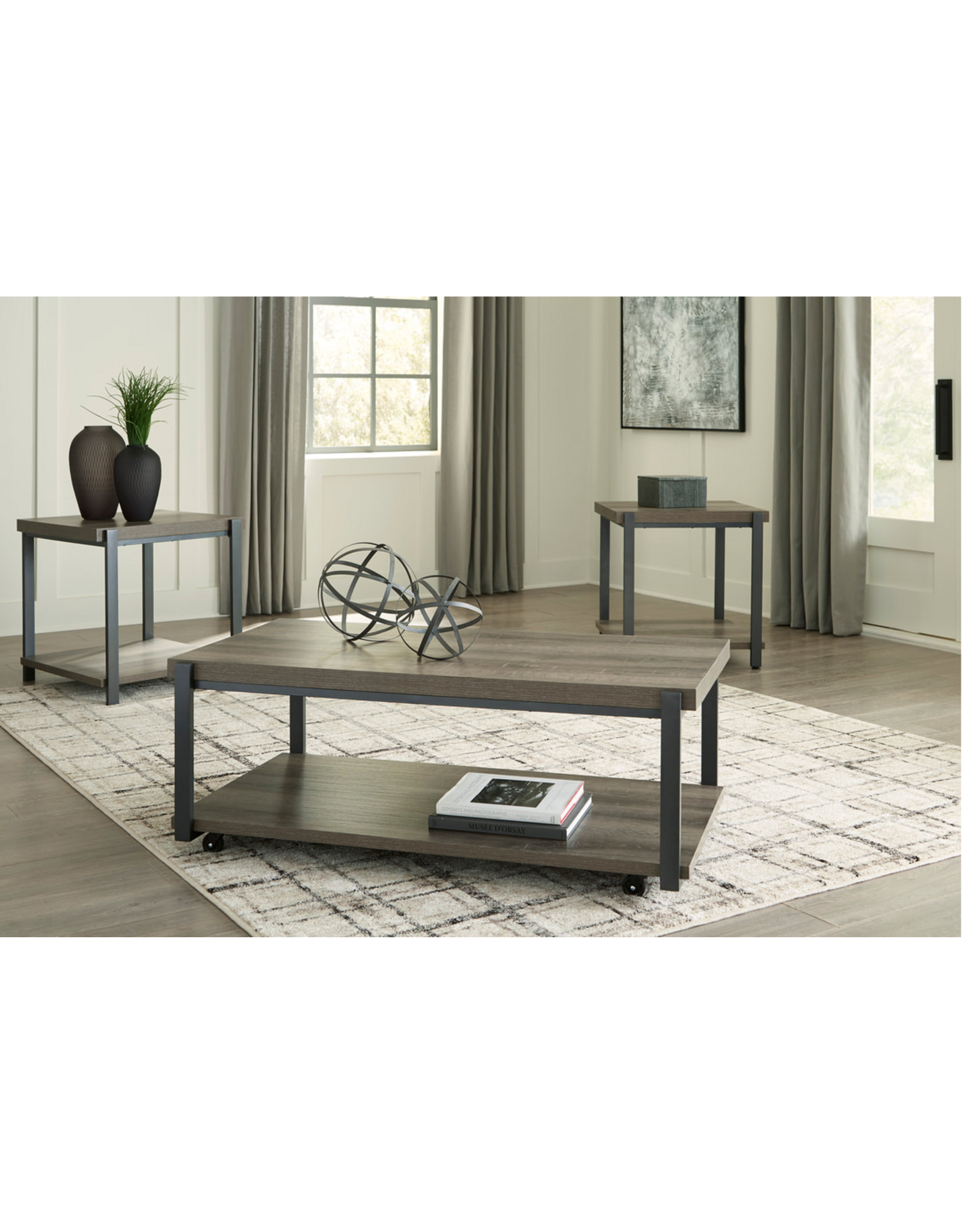 T393-13 Coffee Table Set
