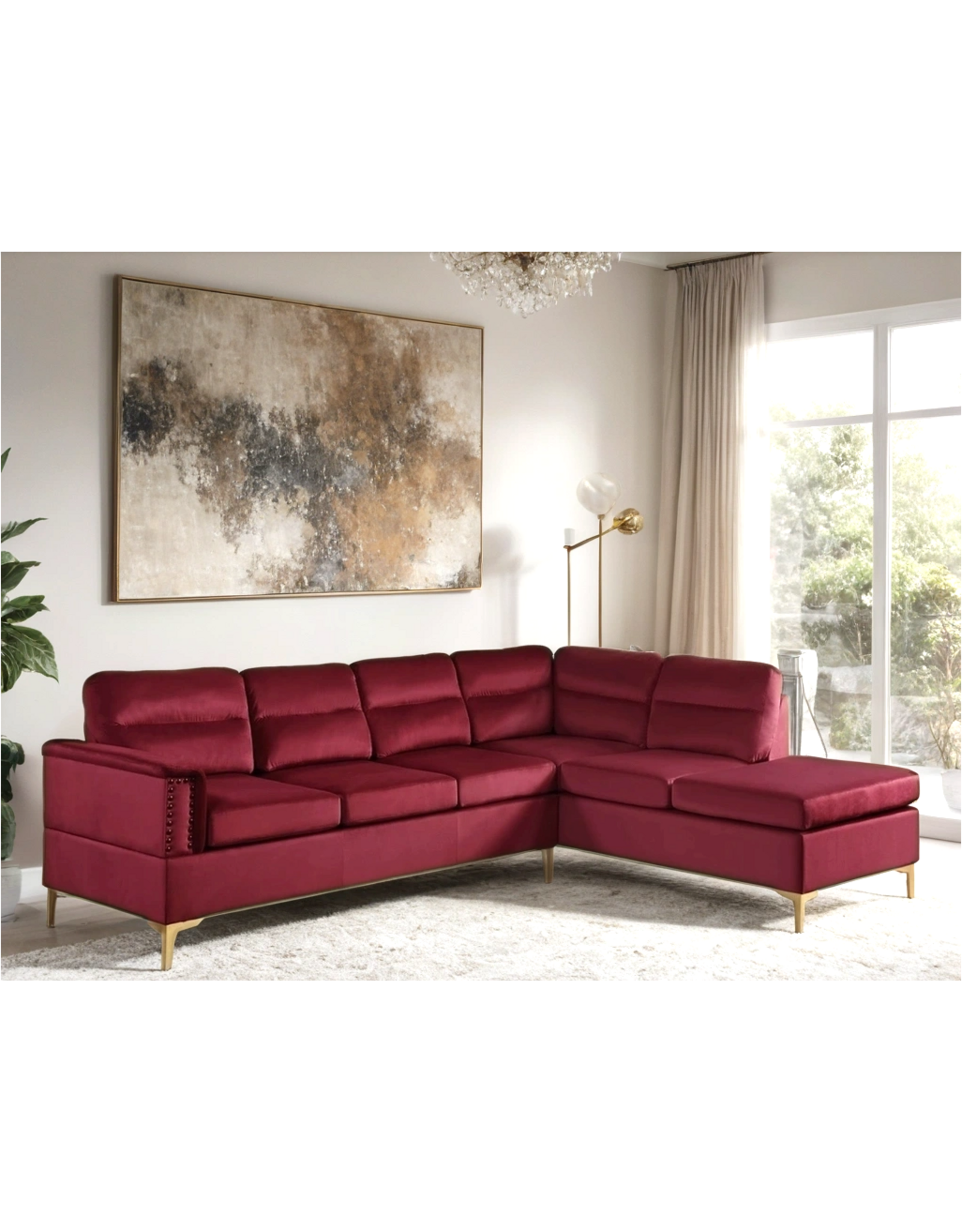Vogue - Red Sectional