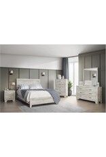 HH3620 Cream Queen Bed-Dresser-Mirror-Chest-Ns