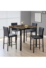 Cararra Brown Counter 5pc Set