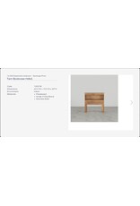 12031b Pine Twin Bookcase Headboard