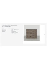 13487 Grey Dresser Combo