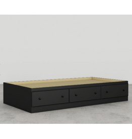 5763 Black Twin Mates Bed