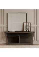 1601 60" Media Console Gray