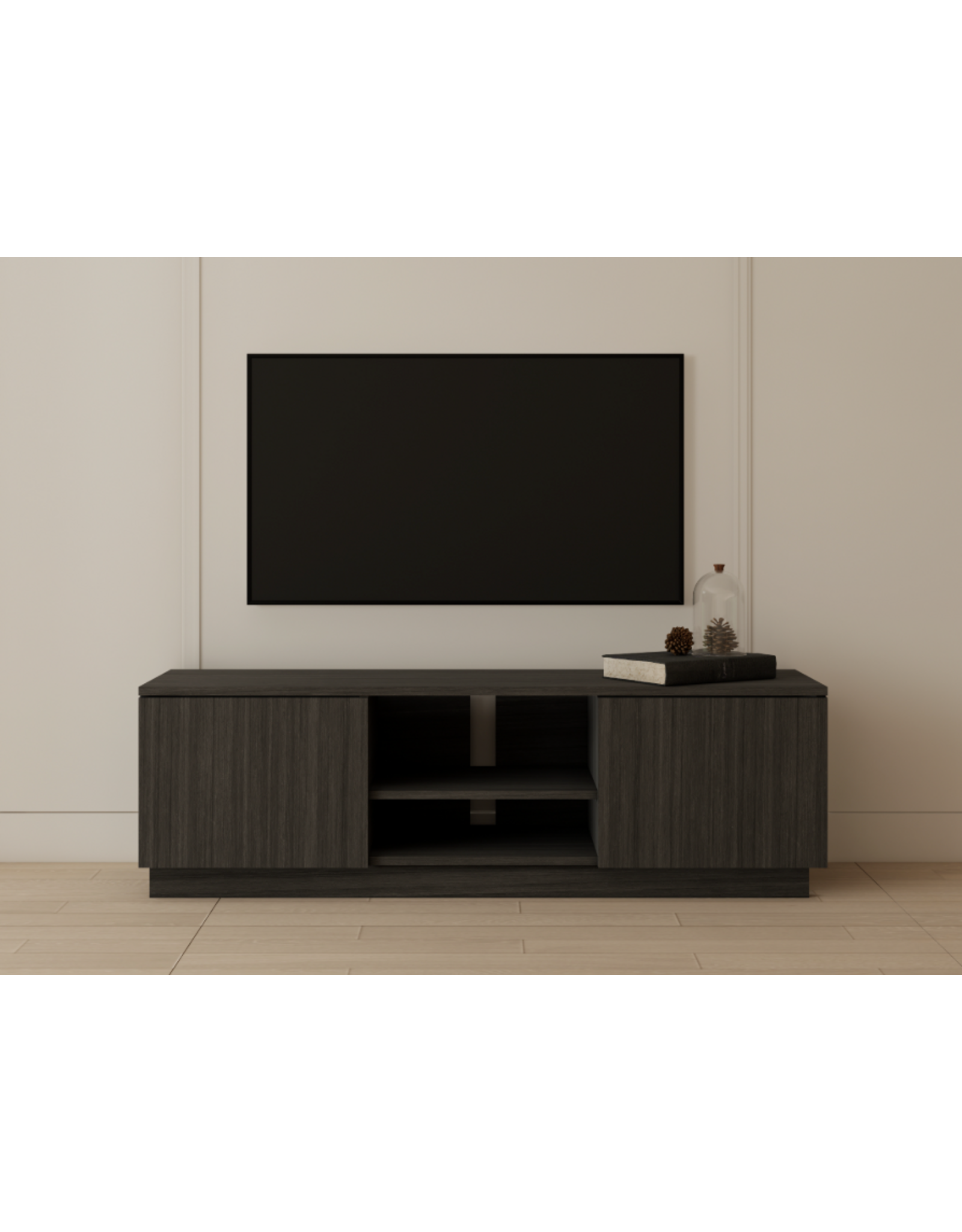 14604 60" Charcoal Media Console