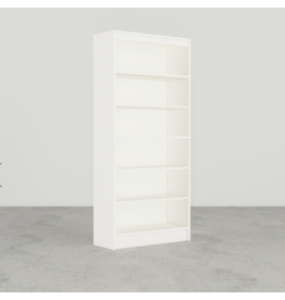 17675 67" White Bookcase