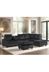 48Heights Reversible Sectional + Ottoman