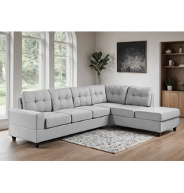 James Light Grey Sectional