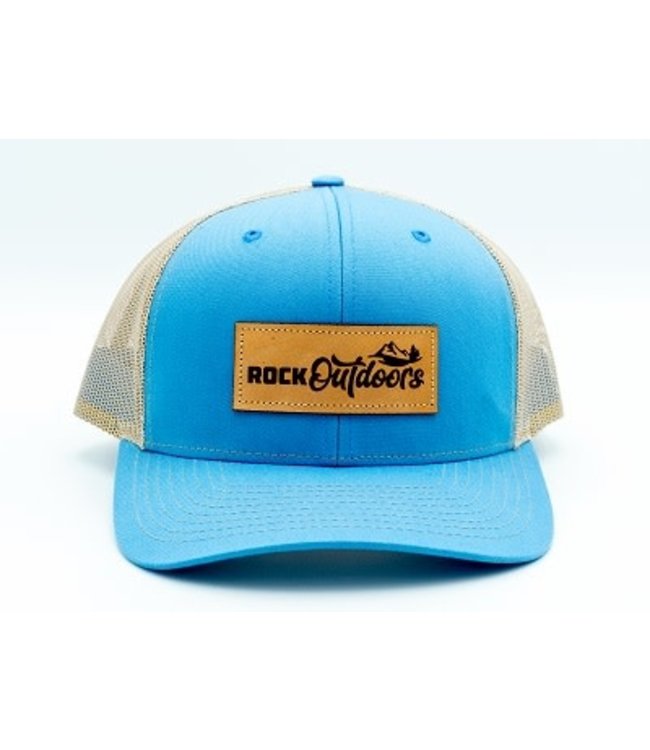 Rock Outdoors Etched Leather Applique Rock Outdoors Logo Hat