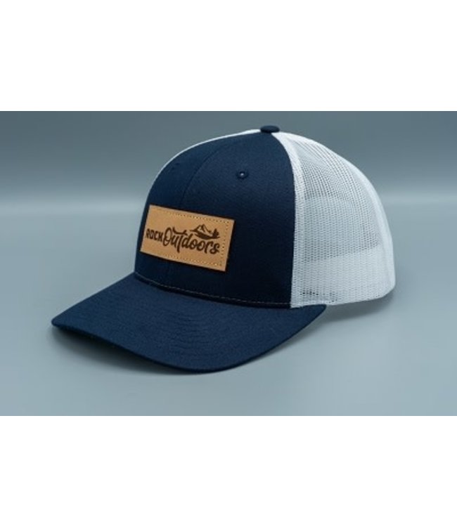 Rock Outdoors Etched Leather Applique Rock Outdoors Logo Hat
