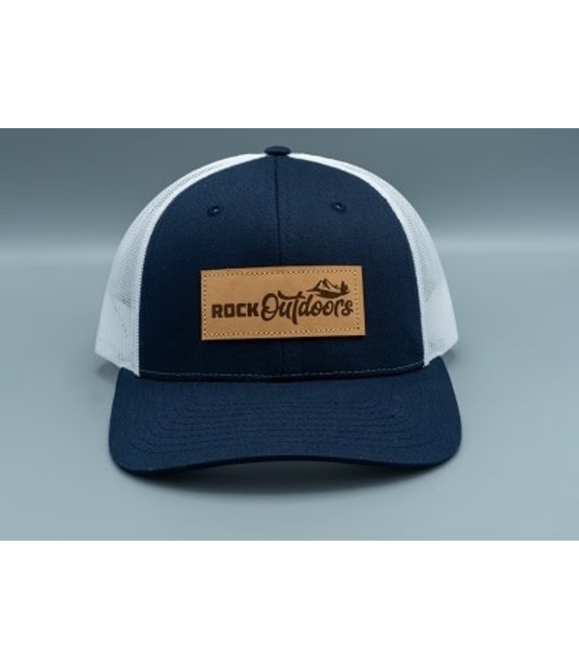 Rock Outdoors Etched Leather Applique Rock Outdoors Logo Hat