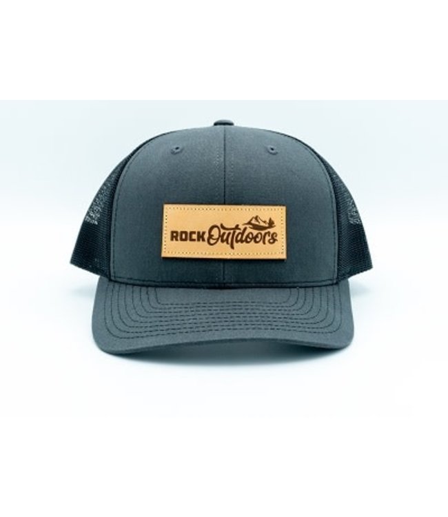 Rock Outdoors Etched Leather Applique Rock Outdoors Logo Hat