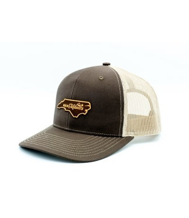 Rock Outdoors NC Leather Patch Hat