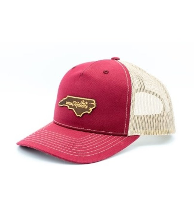 Rock Outdoors NC Leather Patch Hat