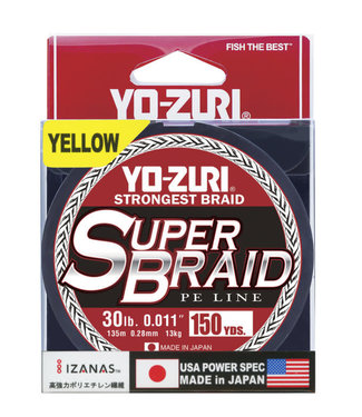 Yo-Zuri Yo-Zuri Super Braid Hi-Vis Yellow 150yd