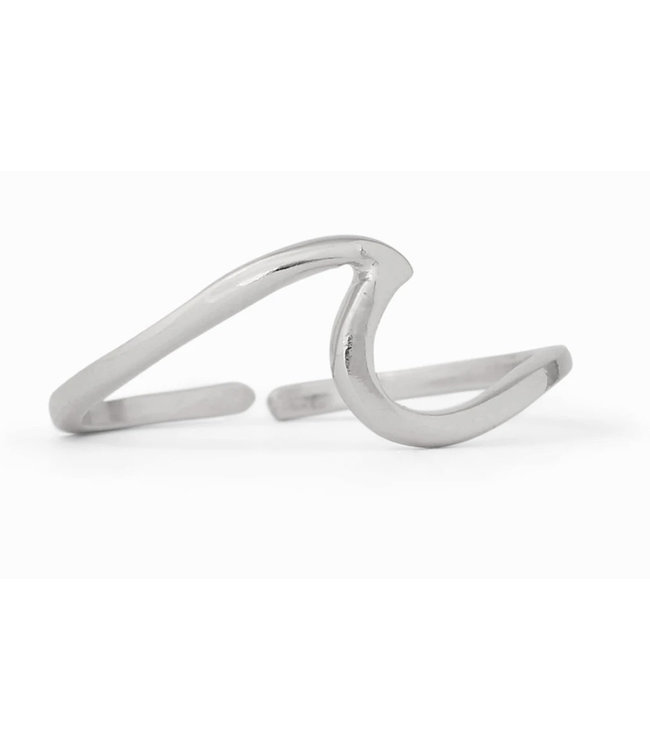 Pura Vida Wave Toe Ring