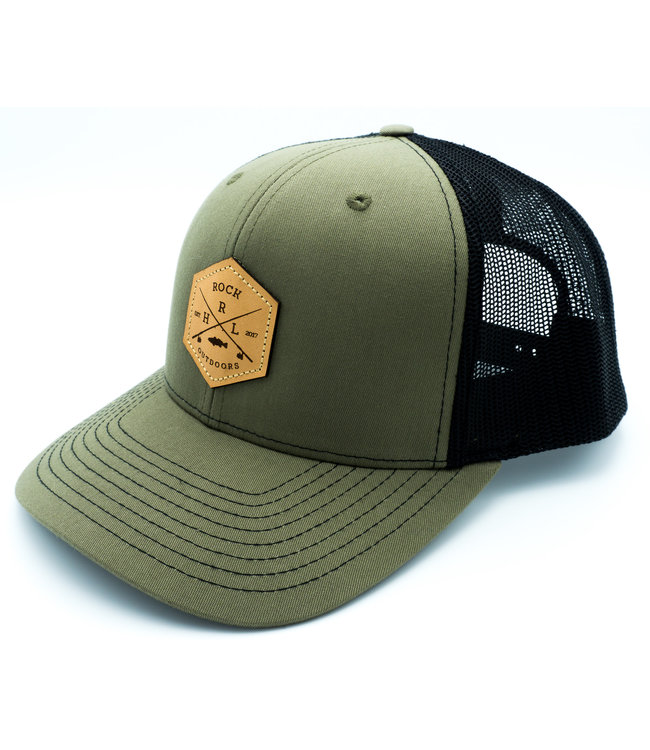 Rock Outdoors Crossed Leather Patch HRL Trucker Hat