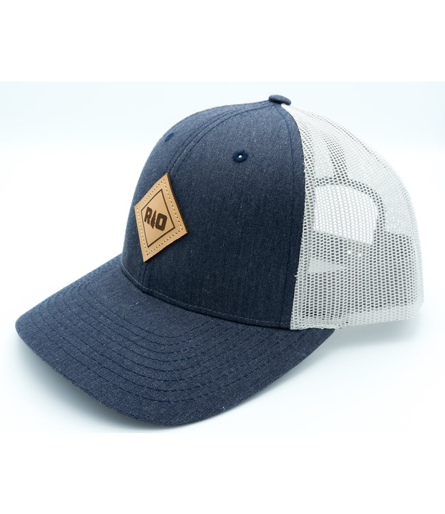 Rock Outdoors Double Diamond RO Leather Patch Low Profile Trucker Hat