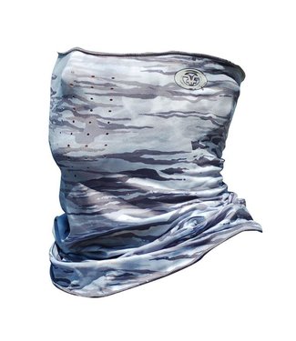 Flying Fisherman Sunbandit Pro Series Face Mask, UPF 50+ Protection, Vented  and Flared, Blue Water Camo