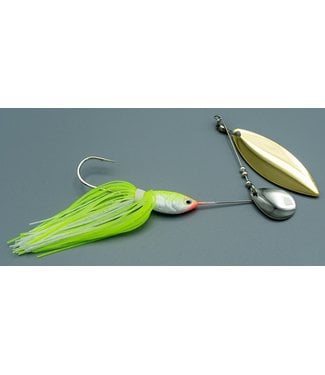 Dave's Tournament Tackle Dave's Tiger Shad 3/8oz Chartruce/White NGCW