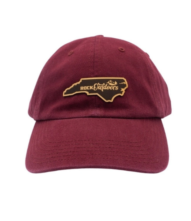 Rock Outdoors NC Leather Patch Unstructured Hat