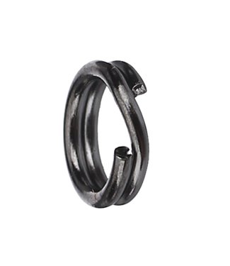 Owner Hyperwire Split Ring Size 6 - Black/Chrome