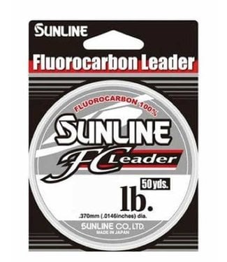 Sunline Model FC Fluorocarbon Fishing Line 12lb 110yd Clear | 63042162