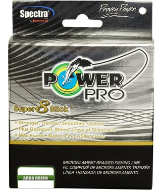 Power Pro Power Pro Super 8 Slick V2 (Hi-Vis Aqua Green) - 150 Yards