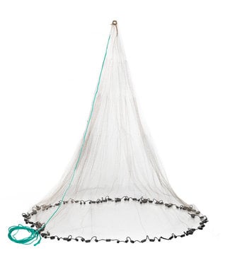 Betts 7PM 7Ft Old Salt Cast Net 7Lb 3/8 Mesh Lead Weights