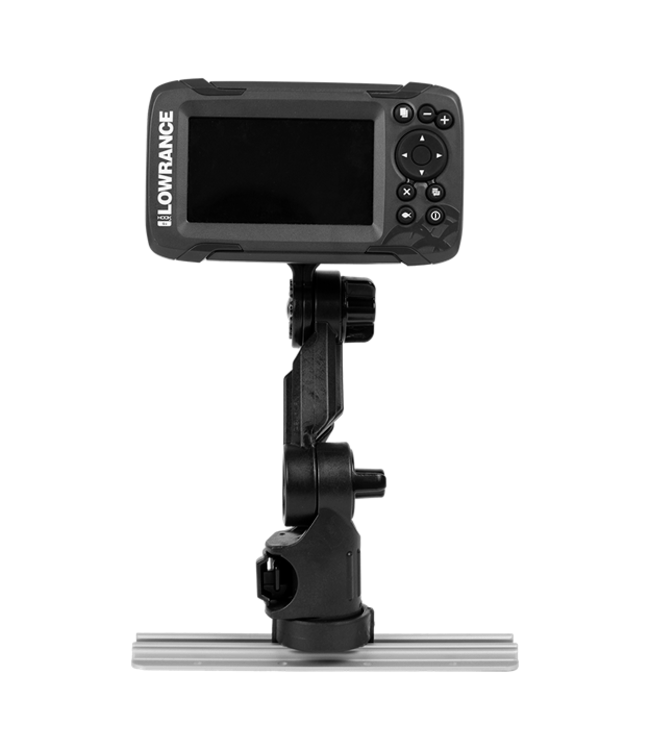 YakAttack Lowrance® Hook2 Fish Finder Mount with Track Mounted LockNLoad™ Mounting System (FFP-1006)