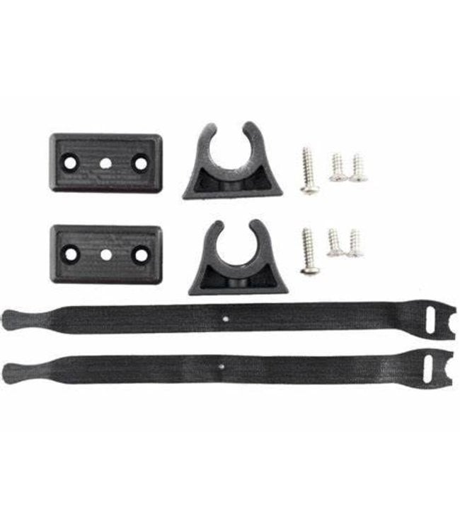 YakAttack Deluxe ParkNPole™ Clip Kit with Anti-Pivot Mounting Base and Security Straps (PNPCLP-DLX)