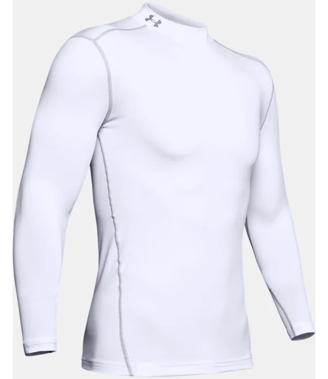 Under Armour Coldgear Armour Compression Mock White / Steel - Rock